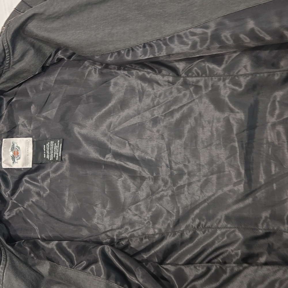 Harley-Davidson Black and Brown Skull Bomber Jacket - Picture 12 of 16